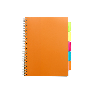 Cuaderno en espiral de tamaño A4 personalizado, cubierta de PP, minicuaderno de colores de línea fácil de rasgar - Product Image 3
