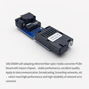 1000Mbps光纤SC端口至RJ45端口单模单双光纤介质转换器pcb板 - Product Image 3