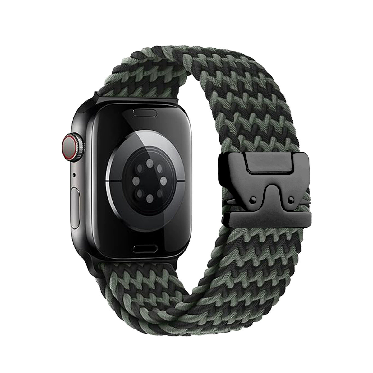 W pattern black green (black buckle)