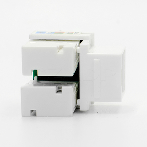 高质量无屏蔽屏蔽Cat5e Cat6 Cat6A <span class=keywords><strong>Cat7</strong></span> RJ45梯形插孔网络模块插头低价连接器附件