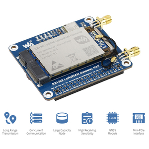<strong>Raspberry</strong> <strong>Pi</strong> lorawan gateway module SX1302/3 868M/915M lorawan <strong>sensors</strong> for <strong>raspberry</strong> <strong>pi</strong> 4 GNSS module concurrent communication - Product Image 4