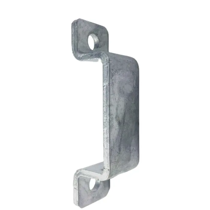 Galvanized u type pipe c clamp high quality steel pipe saddle clamps square galvanized clamp