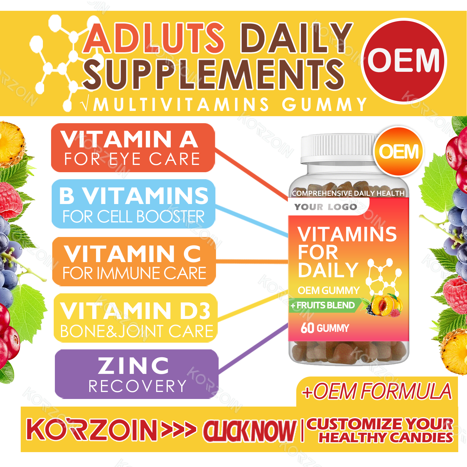 06# Vitaminas Diarias para Adultos OEM