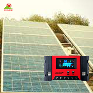 Tai Energy 12V 24V 10A controller solare pwm 10amp display LCD solare controller del caricatore - Product Image 5