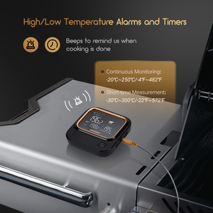 INKBIRD-termómetro IBT-26S wifi para barbacoa, dispositivo con 6 sondas de grado alimenticio, Control por aplicación, preajustes de carne USDA, alarma de temperatura y temporizador - Product Image 6