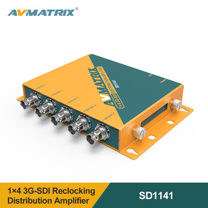 AVMATRIX SD1141 1 in <strong>4</strong> Out Reclocking SDI Distribution Amplifier HD SD 3G-SDI <strong>Video</strong> <strong>Splitter</strong> - Product Image 3
