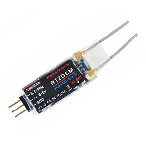 Radiolink R12DSM 2.4G 12 kanal DSSS FHSS alıcı AT9 AT9S verici ile kullanım için Boys radyo sistemleri için - Product Image 1