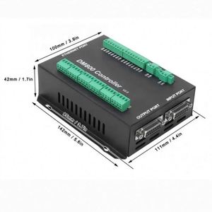 ANDUUK CNC Handle Controller Motion Control <strong>System</strong> DM800 <strong>3</strong>/4/5 Axis <strong>3</strong>.8 Inch Screen Plus Emergency Stop Button Supports G <strong>Code</strong> - Product Image 3