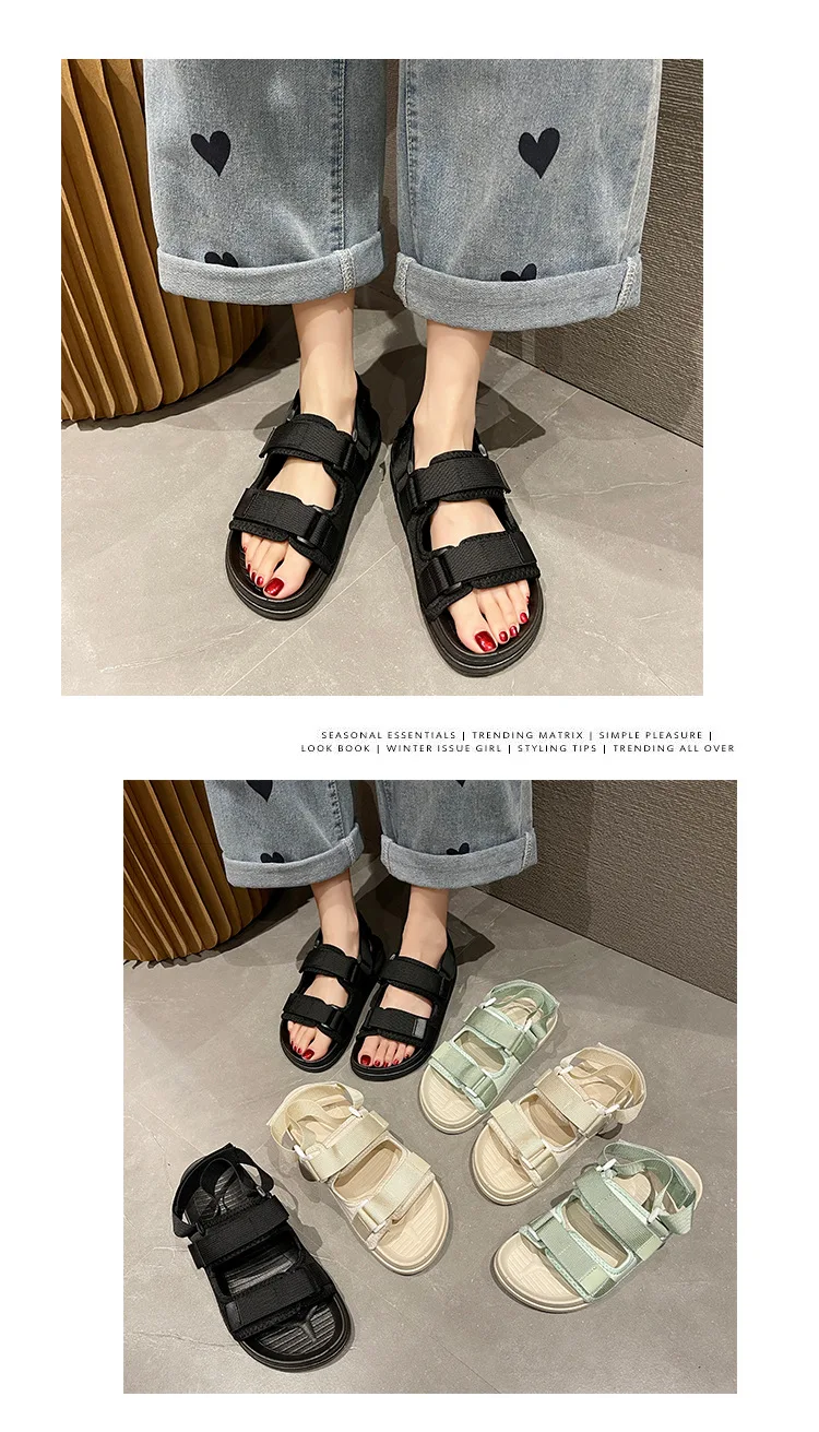 New Arrivals Women Fashion Sandals Shoes Couple Beach Platform Sandals Men Shoes