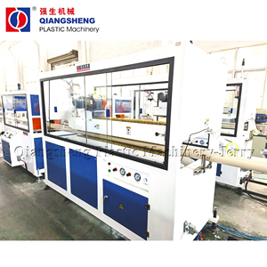 เครื่องอัดรีดท่อระบายน้ำพีวีซีเครื่องจักรผลิตน้ำเสียสายการผลิต Qiangsheng - Product Image 5
