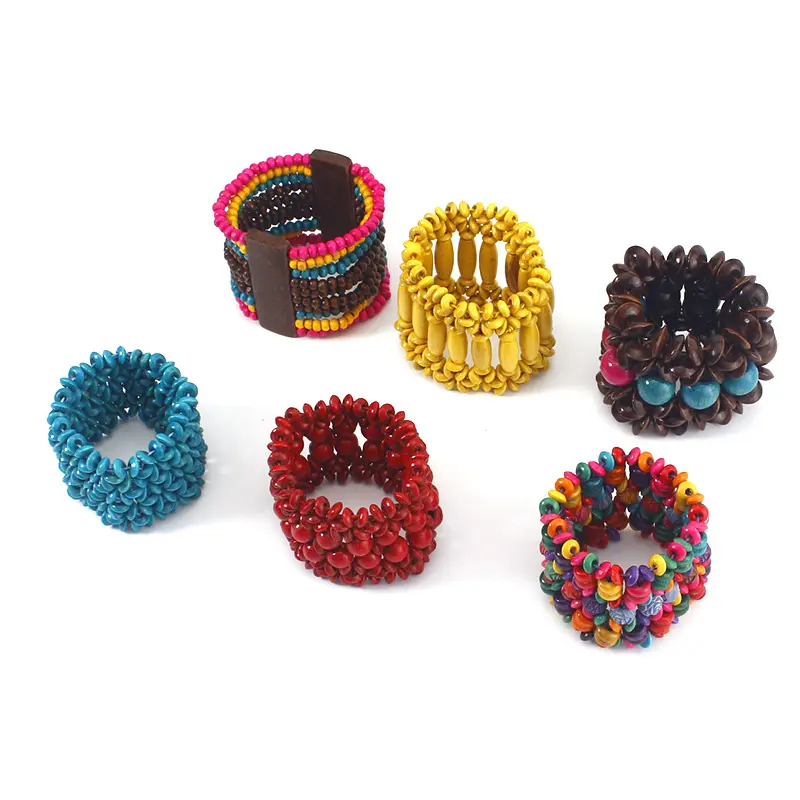 Senxi Strength factory verifica braccialetti portachiavi con perline di legno da uomo rosario con perline di legno per la creazione di braccialetti