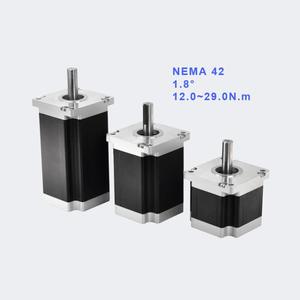 Primopal Heavy Duty 110x110mm 20nm 30nm 1.8 Độ 2 giai đoạn lai động cơ bước 70kg NEMA 42 động cơ bước - Product Image 1
