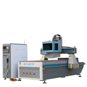 済南BCAM高出力スピンドルモーター付き1325 CNCルーター木工機械リニアスクエアレール - Product Image 1