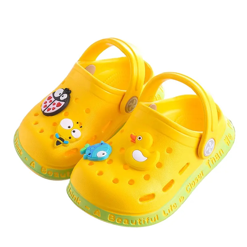 Nuova estate sandali bambino 1-3 anni etichetta privata morbido fondo bambino antiscivolo pantofola cartone animato