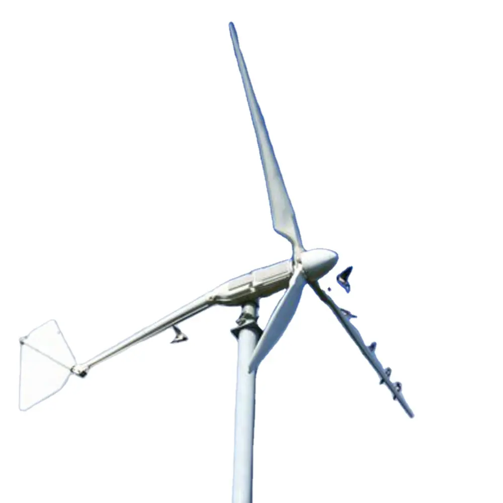 Energia libera 3kw asse orizzontale turbina eolica off grid sul sistema di rete 48v 230v 380v generatore azionato dal vento prezzo