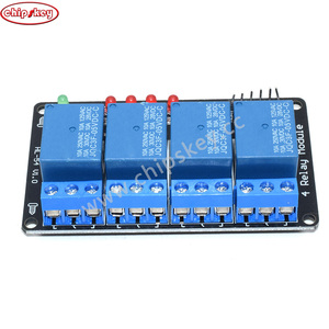 4003 4-Kanal 5V Relais modul Schwarz Blau DSP PIC Elektronisches Sensor modul für Arduinos Kit enthalten - Product Image 2