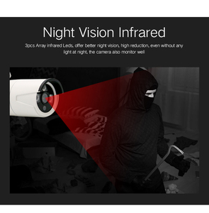 Sistema de Seguridad inalámbrico CCTV, de 4 canales cámara IP, WIFI, KIT NVR, 1080P, conjunto completo para exteriores, detección de movimiento IR, móvil, PC, remoto - Product Image 5