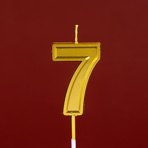 Huaming Nến Lấp Lánh Số Màu Vàng Bạc Kim Loại Mới Nến Sinh Nhật Bánh Sinh Nhật Kim Cương 3d Số 0-9 Cho Trẻ Em Pháo Hoa - Product Image 6