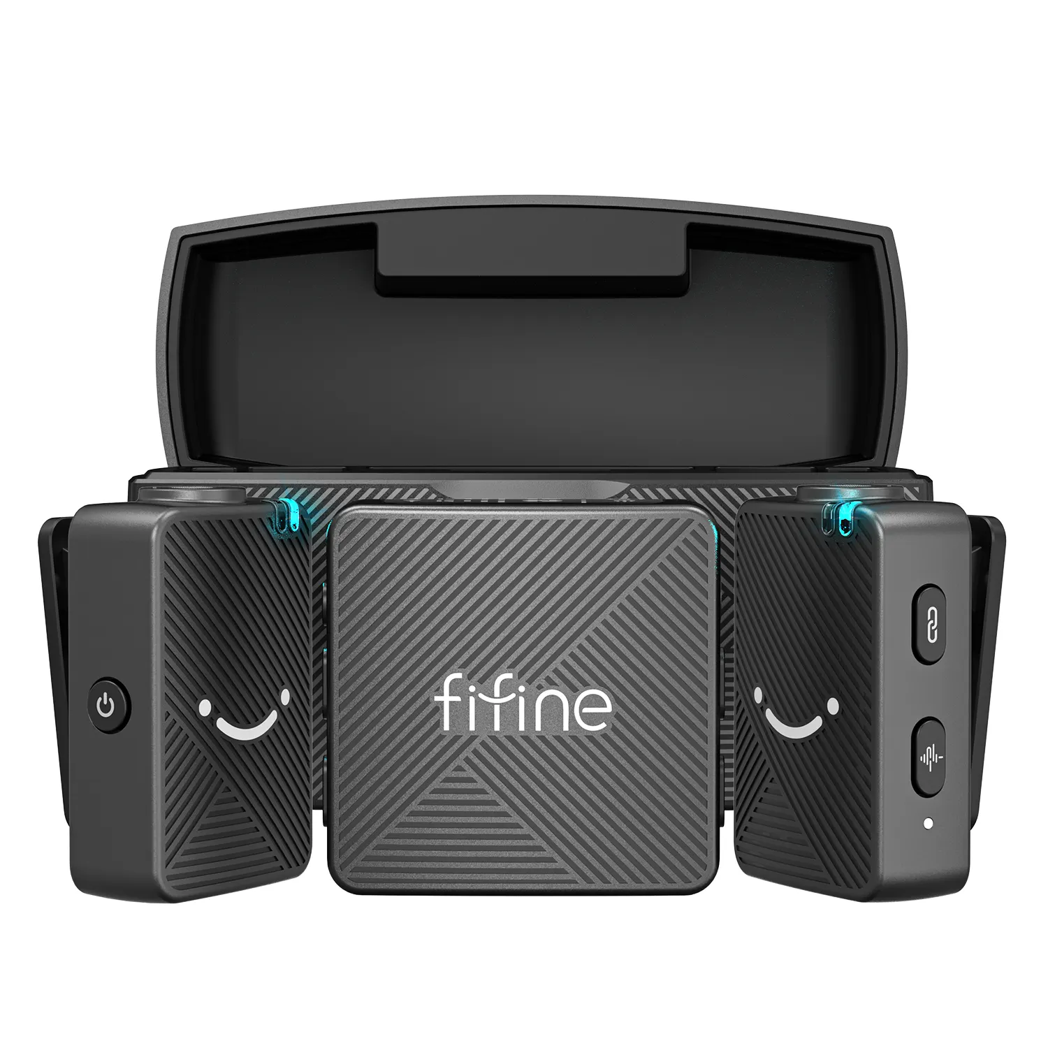 Fifine M9 Typ C Android Mini-Mikrofon 2,4 GHz Laval ier Mikrofon Auto-Syncs Drahtloses Mikrofon für Handy-Vlogging