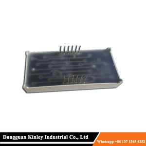 Werks preis 0,8 Zoll 3-stellig 8031 7-Segment-LED-Anzeigemodul numerische LED-Anzeige mit emittierender gelber Farbe - Product Image 2