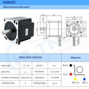 Schrittmotor nema 23 geräuscharmer Schrittmaschinen-Steuer motor Mikros chritt motor für CNC-Maschine