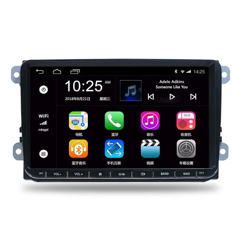 Radio Estéreo con gps para coche, radio con pantalla táctil de 9 pulgadas, 2din, android, para VW, volkswagen, precio barato