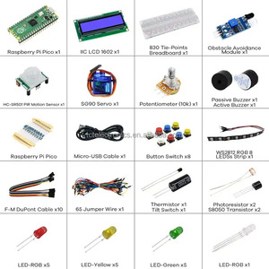 Compatibile con Raspberry Pi lampone Pi PICO RP2040 kit di programmazione scheda di sviluppo microPython