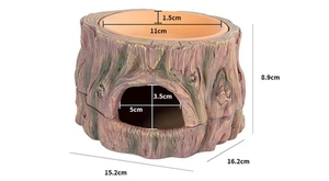 3-in-1 Elude Humidification <strong>Cave</strong> Food Basin Water Basin Box Creating Landscape Emulate Tree <strong>Cave</strong> - Product Image 2