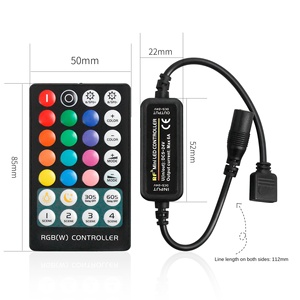Лидер продаж, 28-клавишный пульт дистанционного управления RGB, мини-радиочастотный контроллер для RGB Strip min Controller - Product Image 4