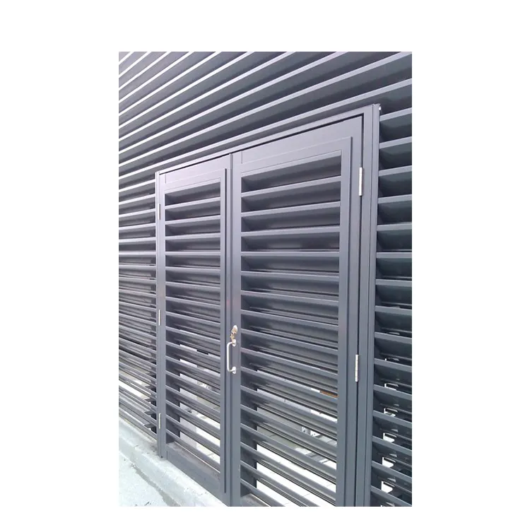 Productos novedosos Storm Window Factory Aluminio Doble acristalamiento Persianas interiores romanas Storm Window