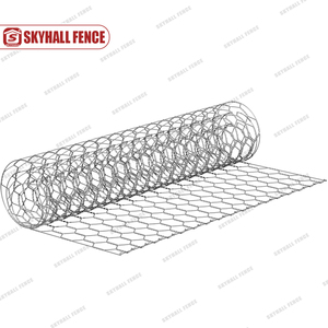 60*80, 80*100, 100*120 mm <strong>Mesh</strong> Opening Galvanized Gabion <strong>Wire</strong> <strong>Mesh</strong> for Gabion Box and Mattress
