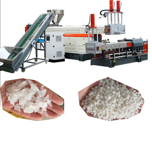 300千克/hr LLDPE HDPE废塑料原料机械回收造粒机造粒机塑料造粒机 - Product Image 1