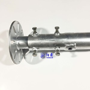 Có Thể Điều Chỉnh Mặt Đất Vít Trái Đất Đất Neo Thép Pallet 10 Năm Carbon Thép Q235 Mạ Kẽm Nhúng Nóng MAX 60 Mét/giây MAX 1.4kn/M2 - Product Image 2