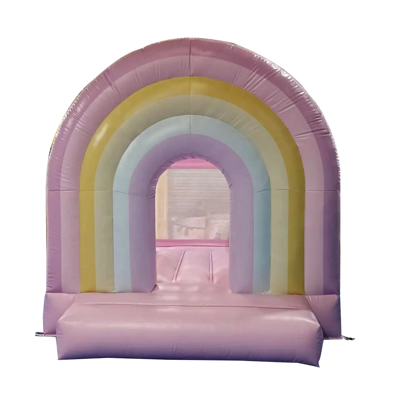 Радужный надувной замок детский парк Игровой домик для вечеринки замок для прыжков