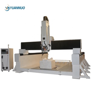 Fresadora de grabado de madera YN1325 YN1530 YN2040, 4 ejes, gran tamaño, 180 grados, enrutador atc cnc con eje Z alto y husillo giratorio
