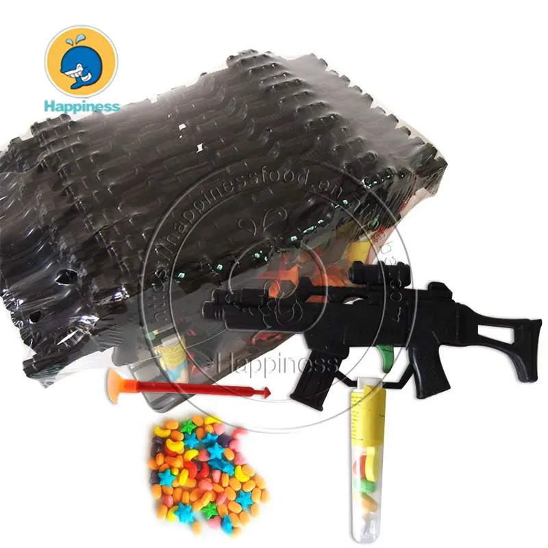 Заводская цена, черная винтовка, игрушечный пистолет, конфеты