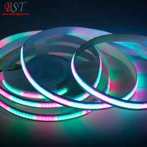 แถบไฟ LED แบบกลมหลากสีแถบ Ws2812b ไฟแอลอีดีดิจิทัล DMX Ws2812 Ws2811 2812b พิกเซล5V - Product Image 3