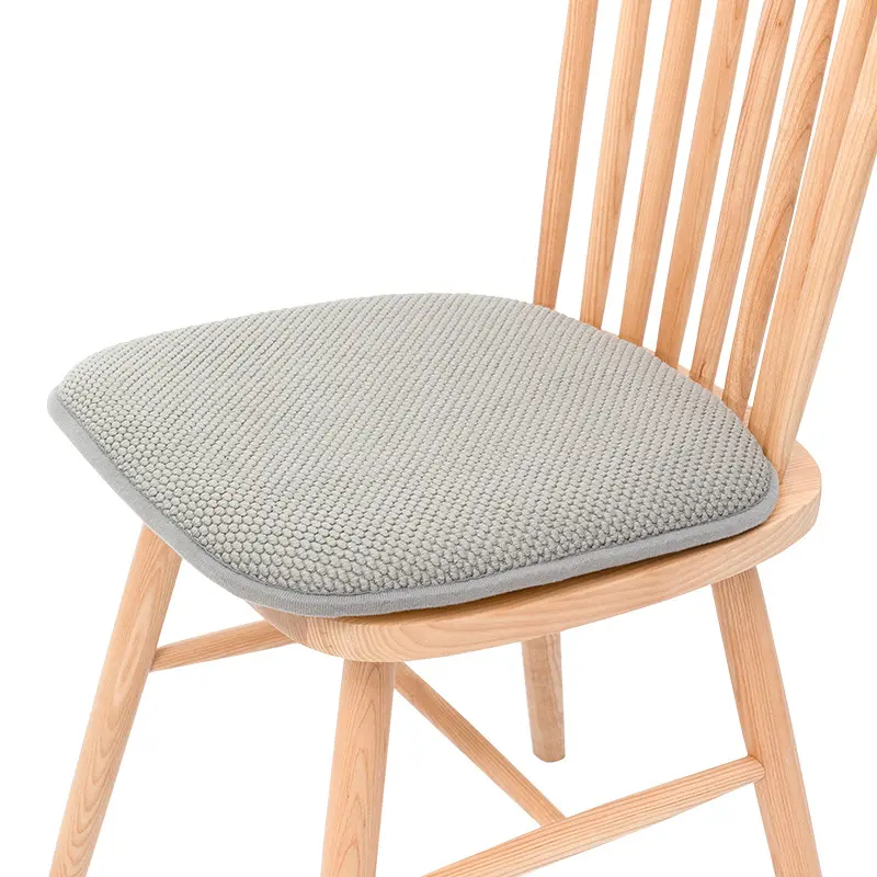 Hot Sales Honeycomb Pattern Memory Foam Non Skid SBR Back Square 16" x 16" Seat Cushion Chair Pad