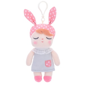 Angela Metoo Mini Stuffed Animal Keychain New Design Soft <strong>Plush</strong> with Embroidered Technics Comforter Style PP Cotton Filling - Product Image 1