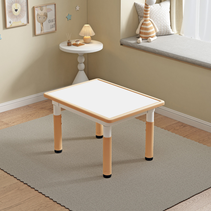 Table simple marron pour tableau blanc