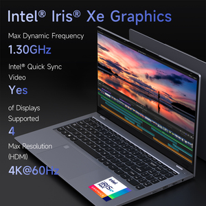 Core I5 Laptop 12th Gen 32GB DDR4 1TB SSD 15.6 "1080P IPS Ultra Boost até 4.40GHz Perfeito para trabalhos gráficos Notebooks Business