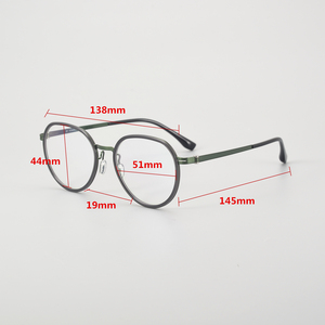 MOD Series Titanium Glasses Male Computer Optical <strong>Frames</strong> Female Designer Near Vision <strong>Frames</strong> Customizable logo Acetate Eyewear - Product Image 5