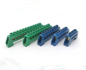XP0609K-6P Rail <strong>Type</strong> Brass Earth <strong>Terminal</strong> <strong>Block</strong> 8P 10P Screw <strong>Fixed</strong> Bridge <strong>Type</strong> <strong>Terminal</strong> <strong>Blocks</strong> - Product Image 3