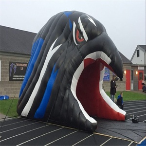 Tùy chỉnh trường trung học bóng đá phù hợp với sư tử ravens đầu đường hầm Inflatable vận động viên lối vào đường hầm - Product Image 2