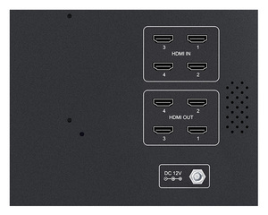SEETEC-Monitor de transmisión en vivo, 15,6 pulgadas, con 4 salidas de entrada HDMI para Mini mezclador de vídeo ATEM