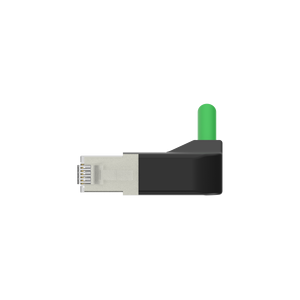 Para MARVTECH Cat5e/Cat6 Ethernet EZ Shield ángulo recto RJ45 conector cadena de arrastre Para conectores de PC industriales - Product Image 3
