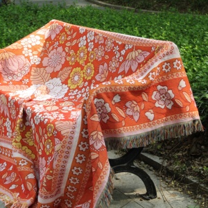 Tùy Chỉnh Desgin Boho Cắm Trại Ngoài Trời Dã Ngoại Fringe Tấm Thảm Dệt Chăn Tùy Chỉnh Boho Sofa Tấm Thảm Ném Chăn - Product Image 2