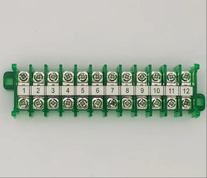Bloque de terminales fijo TS212-Disyuntor verde transparente de 15A Conector especializado - Product Image 2