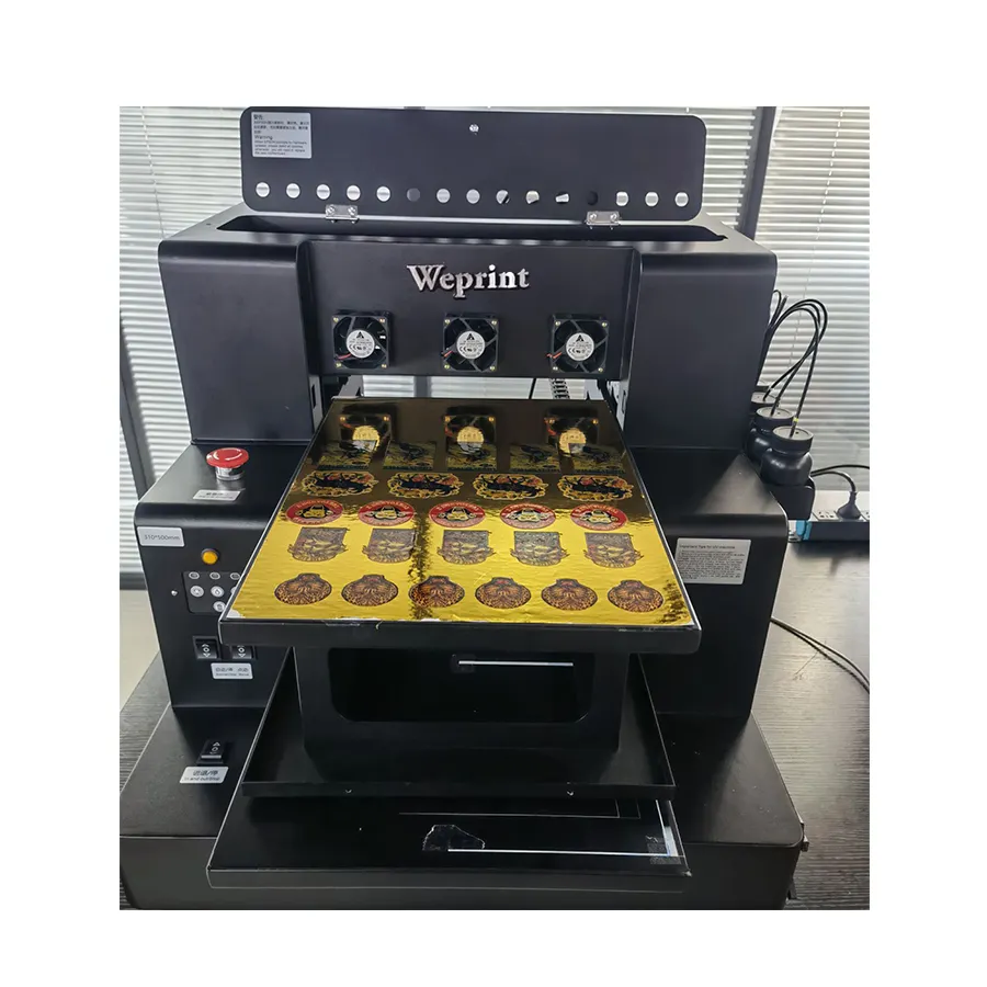 WEPRINT-máquina de impresión de lámina metálica, barniz AB DTF, película dtf, uv, a4, novedad