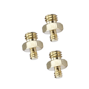Personalizado Npt Rosca Adaptador Macho 3/8 "a 1/4" Fêmea Parafuso Câmera Latão M6 M8 Rosca Adaptador Sistema de Intercomunicação 16 Apartamento Parte